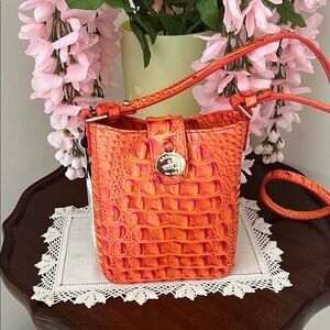 NWT. Brahmin Dusty Orange Marley crossbody